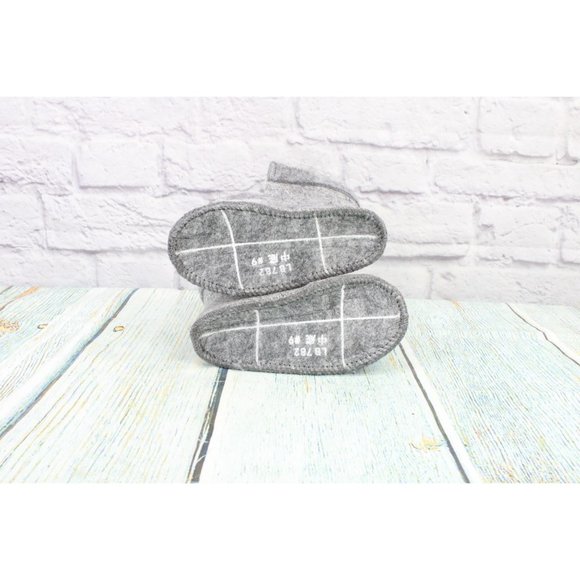 LL Bean Toddler Gray Wool Winter Boot Liners Warm Inserts Size 9 - Picture 8 of 8